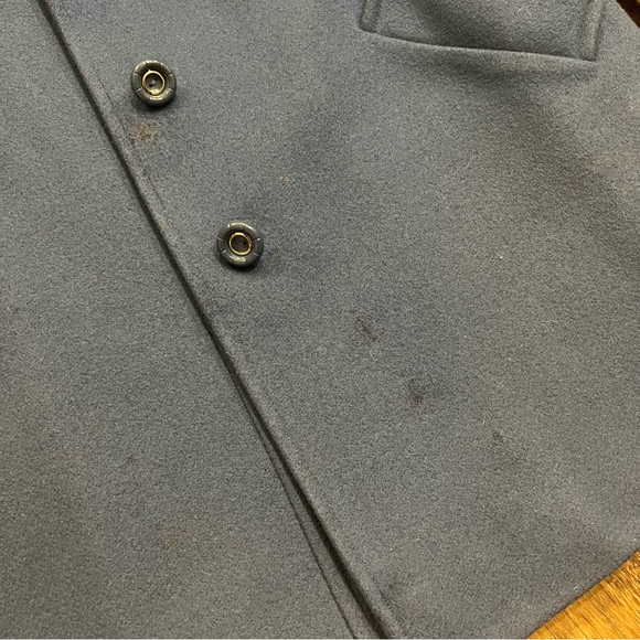 Vintage Country Pacer Pea Coat with Faux Fur - Picture 4 of 5